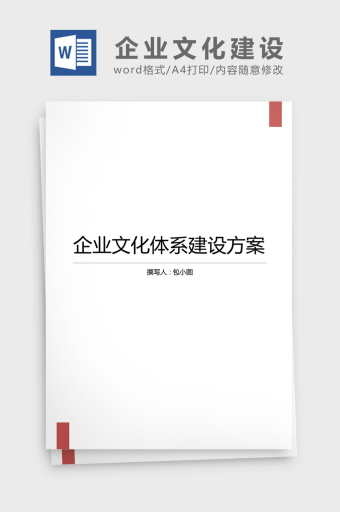 运营word模板下载-包图网