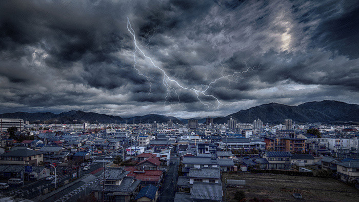 地震灾害时的轰鸣声