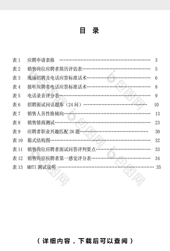 企业招聘技术工具包