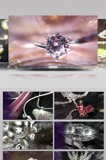 珠宝奢侈品的宣传片头AE模板图片