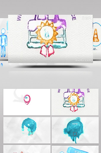 智能手机APP企业软件应用演示AE模板免费下