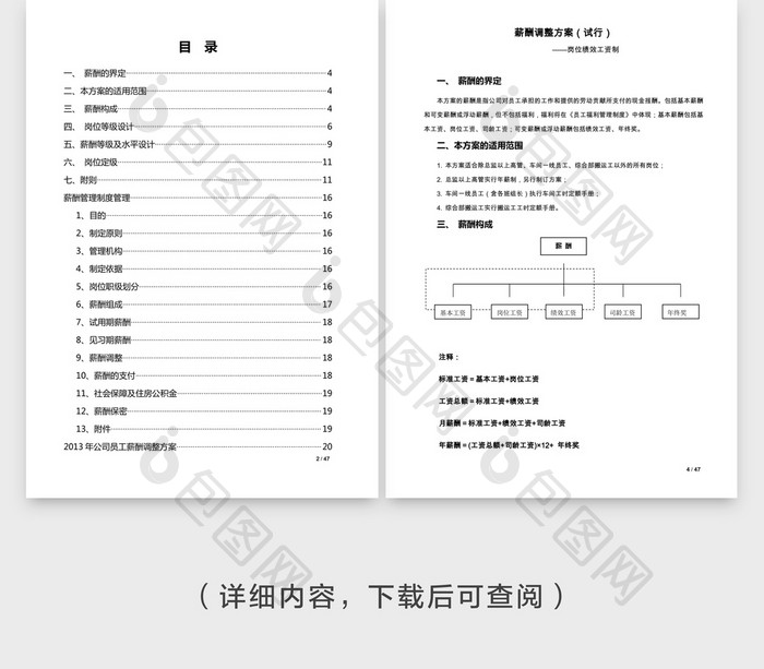 企业薪酬调整方案大全HR学习word文档