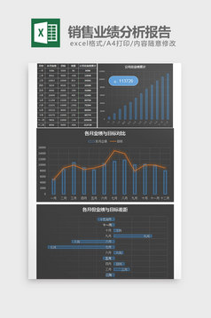 半年销售数据总结对比表excel模板
