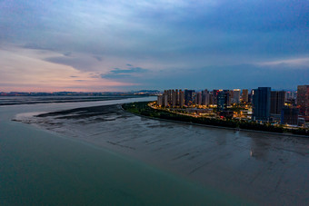 福建泉州湾<strong>东海</strong>新区高楼航拍摄影图