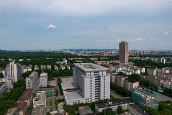 江苏南京城市风光明故宫航拍