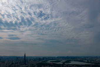 江苏南<strong>京城</strong>市大景建筑高楼航拍摄影图
