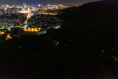 江苏无锡夜景灯光航拍摄影图