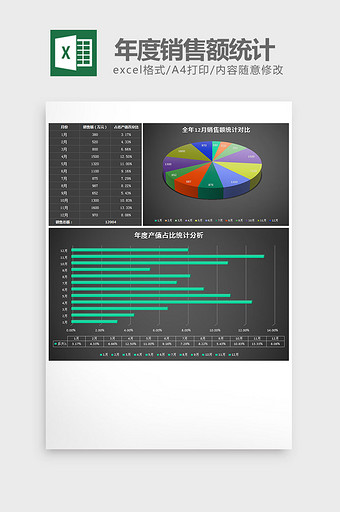 年度报表excel表格模板大全_年度报表excel模