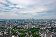 江苏苏州城市大景航拍摄影图