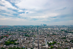 江苏苏州城市大景航拍摄影图