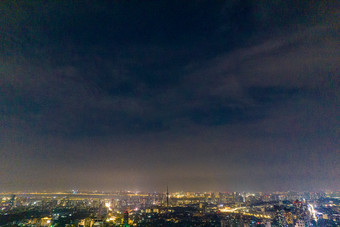 <strong>南京</strong>夜景灯光航拍摄影图