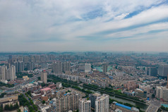 徐州城市建设高楼建筑航拍摄影图