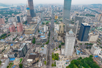 <strong>徐州</strong>城市建设高楼建筑航拍摄影图