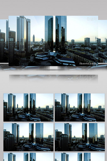 城市背景建筑实拍短片视频素材 商务宣传片图片