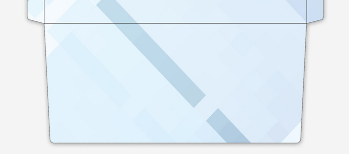 浅色系几何ai企业信封信纸背景模板