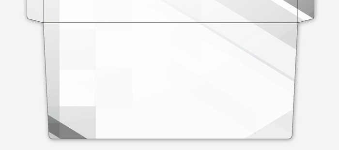 灰色几何ai企业信封信纸背景模板