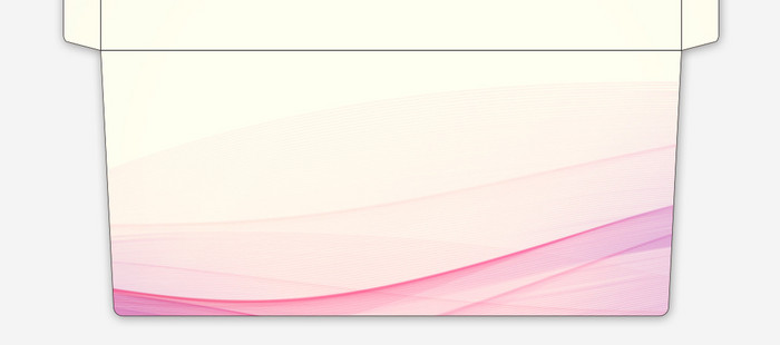 粉色线条AI企业信封信纸背景模板