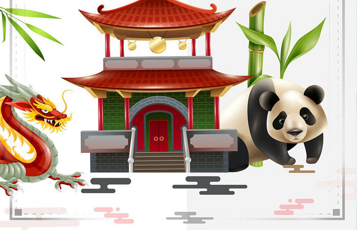 乐山到重庆沿途的旅游景区(重庆去乐山)(图1) 简约扁平化成都之旅旅游海报