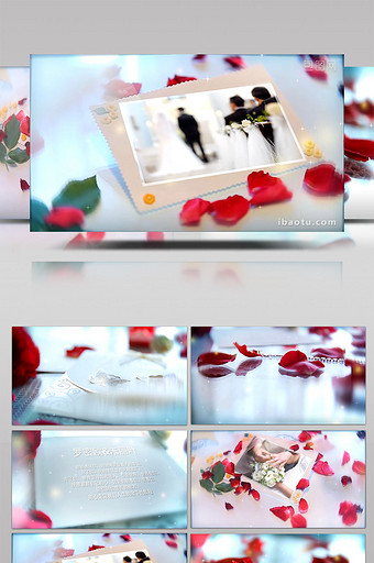 我们相爱吧婚礼片头图片展示AE模板图片