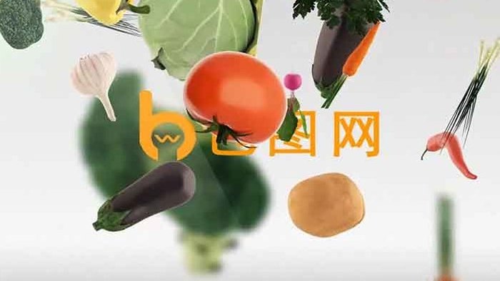 动态高清美食节目蔬菜栏目包装AE模板