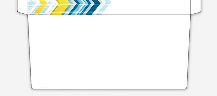 扁平色块箭头ai企业信纸信封背景模板