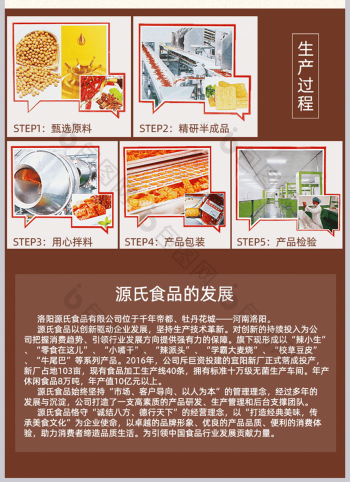 食品详情页零食详情页模板辣片详情