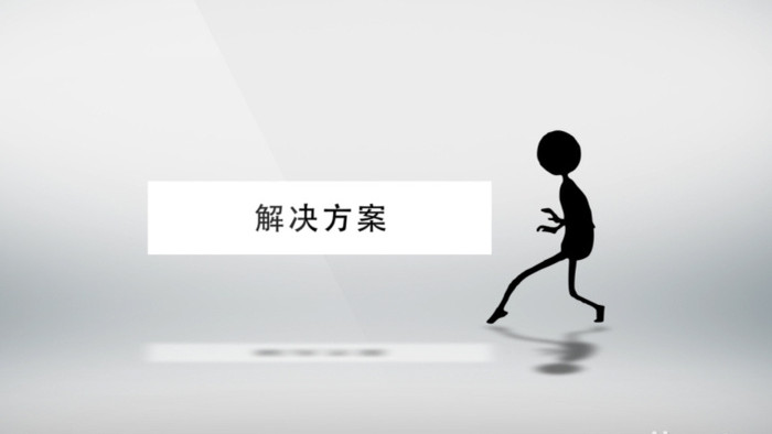 卡通火柴人角色LOGO片头动画AE模板