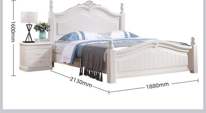 韩式田园风美式小清新欧式家具床详情页模板