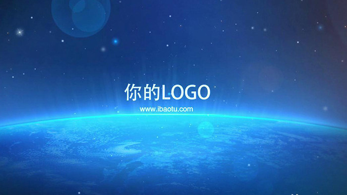 原创蓝色宇宙星空科技logo标志展示