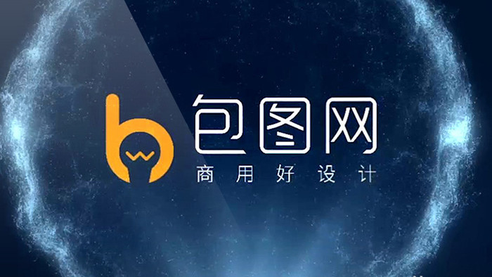 粒子环绕爆炸特效演绎标志动画LOGO视频