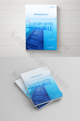 海景酒店封面画册设计图片