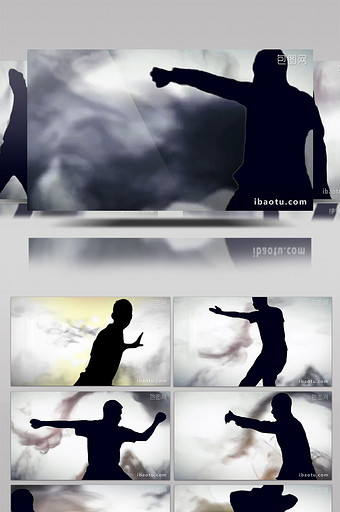 高清练武人士练舞背景视频图片