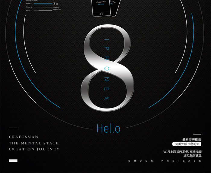 Phone8苹果手机新品发布会预售海报