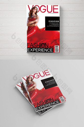 欧美时尚杂志封面设计图片