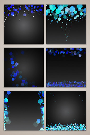 黑色蓝色光点光效电商淘宝主图背景图片