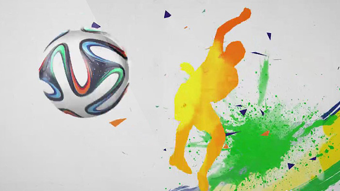 巴西世界杯足球运动宣传片视频AE模板