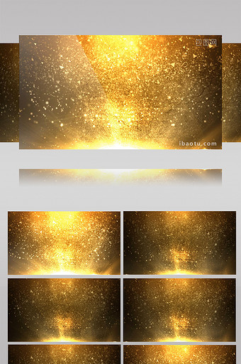 大气金色粒子唯美背景素材图片