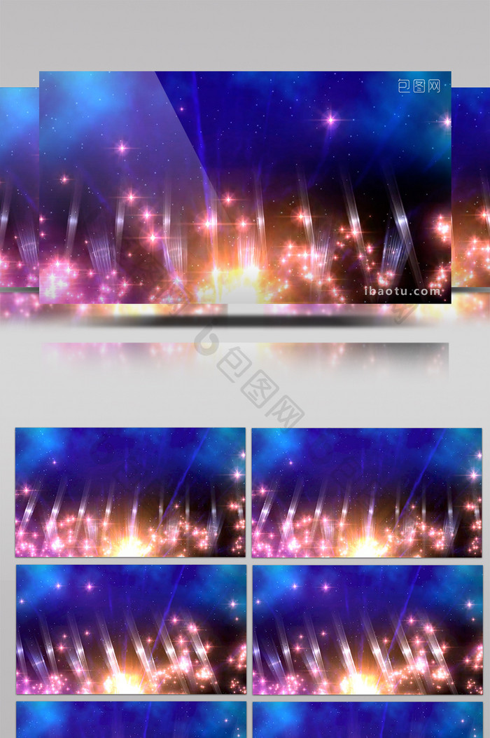 4K聚光灯光束舞台演唱会LED背景