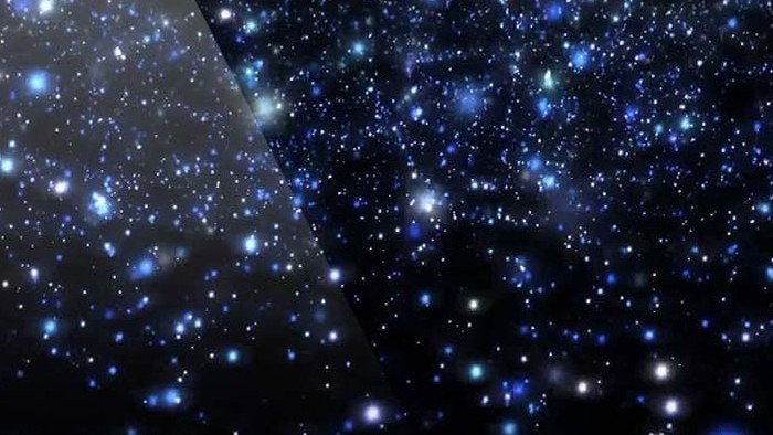 宇宙星空星光粒子飞越舞美幕布LED粒子