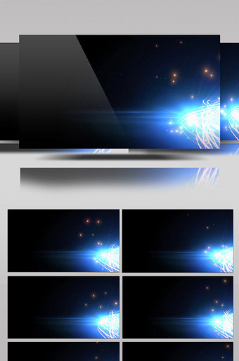 深蓝色星空动态背景动画素材图片