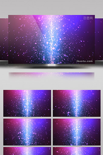 4K高清粒子光束下落背景视频素材图片