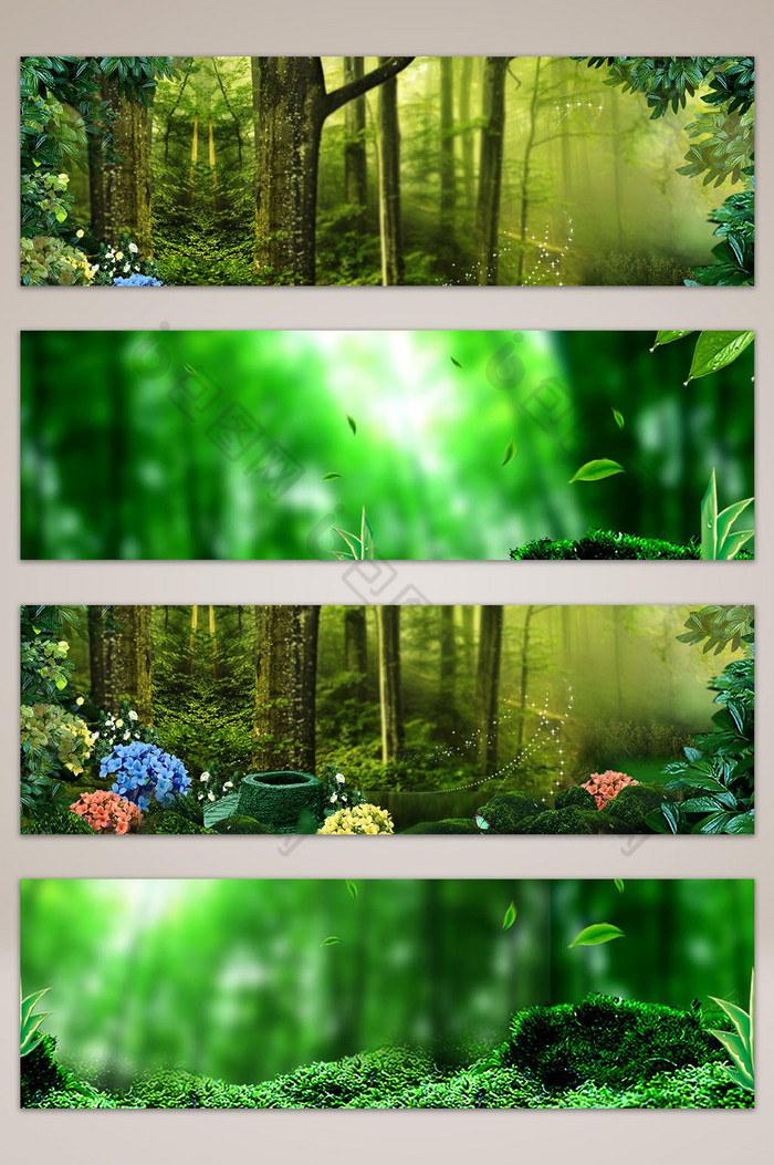 森林背景淘宝梦幻森林背景素材是由【包图网】原创设计师上传.图片