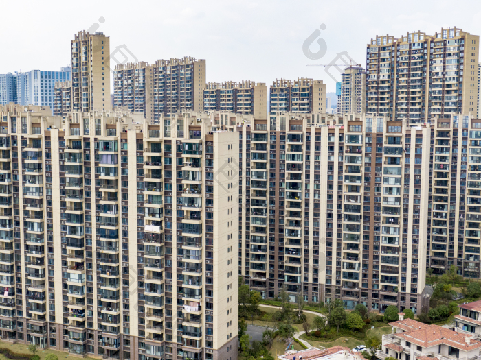 城市住宅小区航拍摄影图图片-包图网企业站