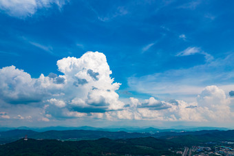 广东韶关城市大景航拍<strong>摄影图</strong>