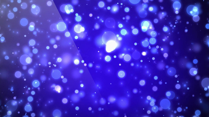 2K经典蓝色星星粒子光斑虚化背景素材
