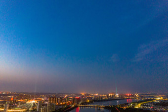 河南<strong>洛阳</strong>城市风光电视塔<strong>夜景</strong>灯光航拍摄影图