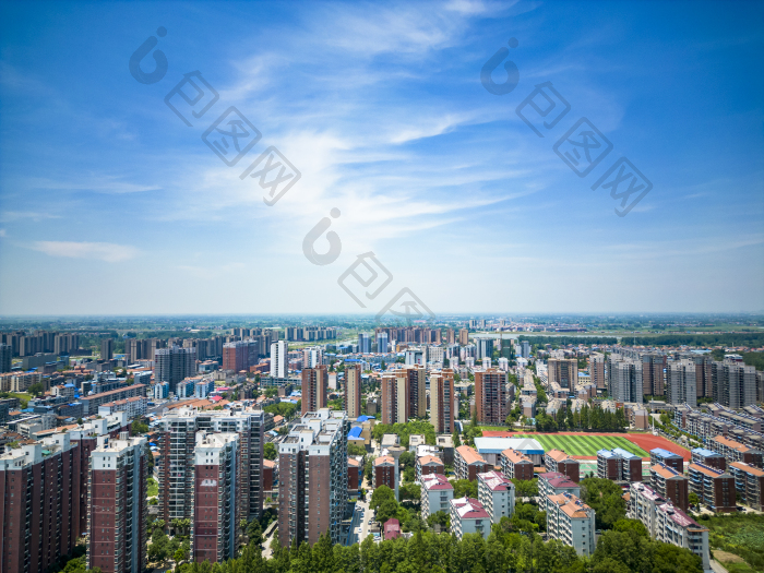 湖北孝感城市建设航拍摄影图图片-包图网企业站