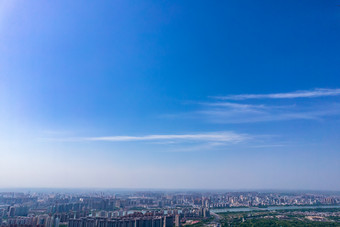 洛阳新城市政府航拍摄影图