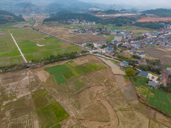 南方丘陵<strong>山川</strong>农业种植农田航拍摄影图