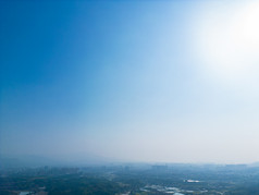 山川农田油菜花美丽乡村航拍摄影图